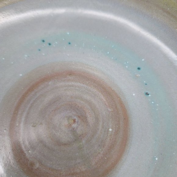 Sooz Glazebrook Art Pottery Bowl Plate Wild Daisy Signed Cypress Swirl JS8134 - Picture 8 of 8